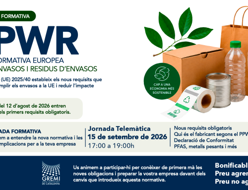 PPWR: Jornada sobre la Nova normativa Europea sobre envasos i residus d’envasos